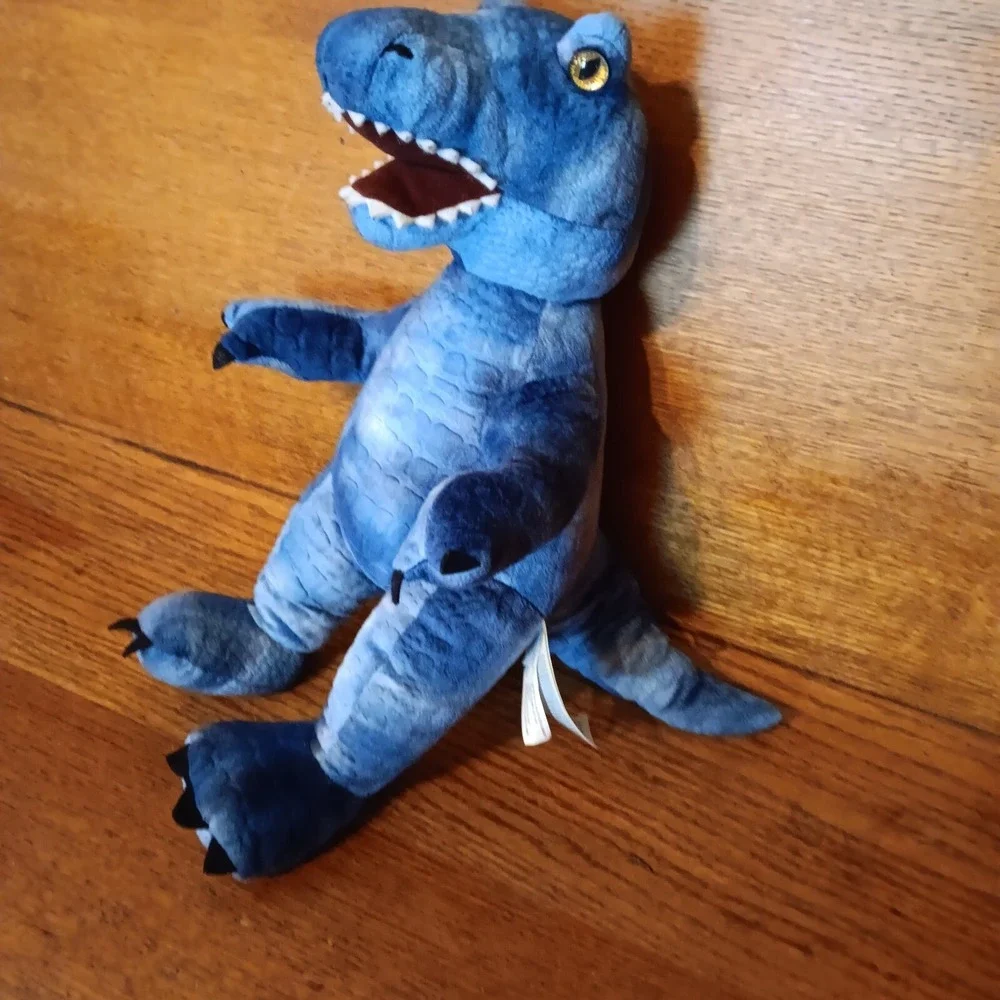 Build-A-Bear BAB Workshop‎ Blue T-Rex Dinosaur Plush Toy Stuffed Animal